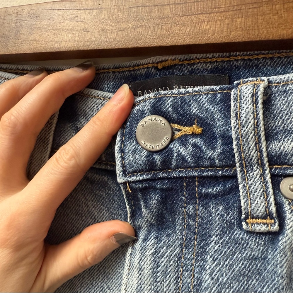 Banana Republic High Rise Straight Jeans - Picture 3 of 8